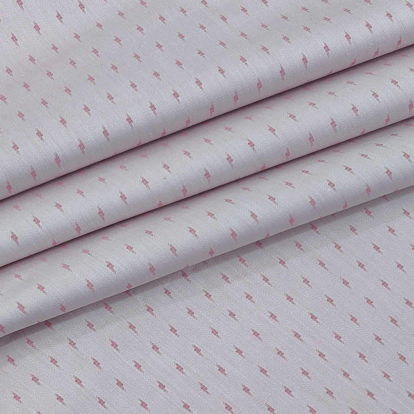 Shirt Fabric Arvind 100% Pure Cotton Dobby Colour Dusty Pink